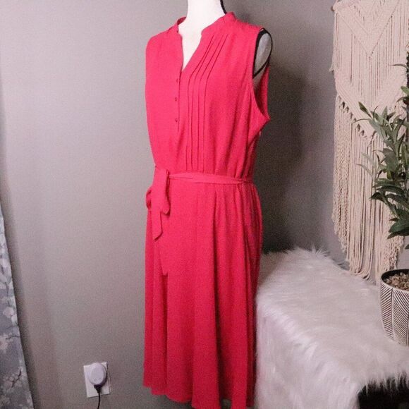 Nanette Lepore | Sleeveless Midi Dress 14 - Picture 1 of 6